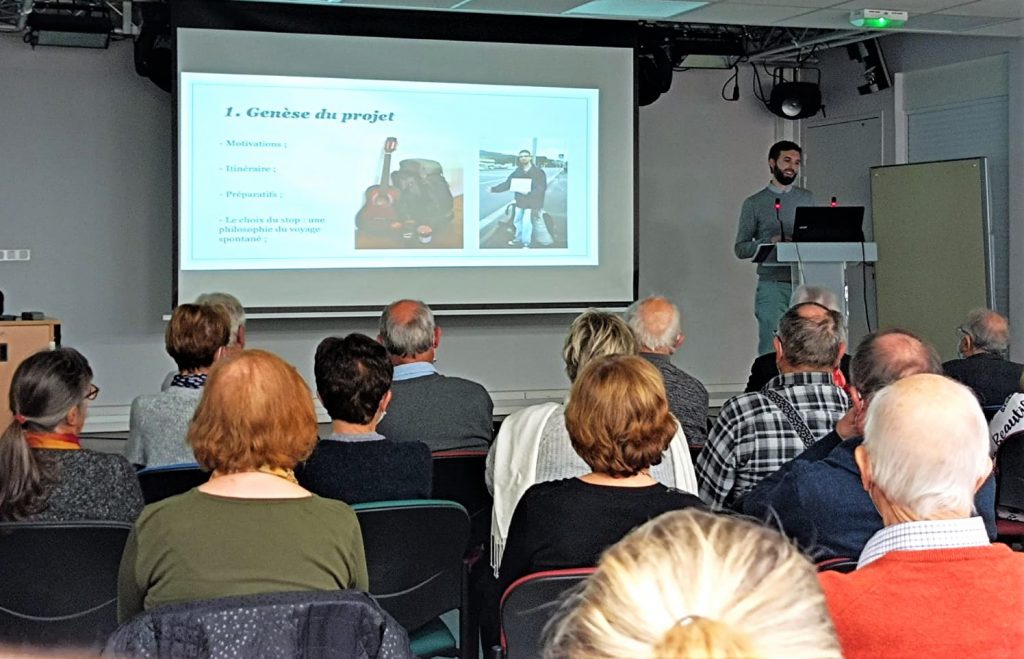 Conférence du 26 novembre 2021 à l'aéroport Saint-Exupéry.